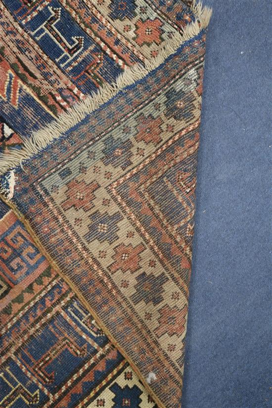 A Caucasian rug and another rug 200 x113cm, 203 x 116cm